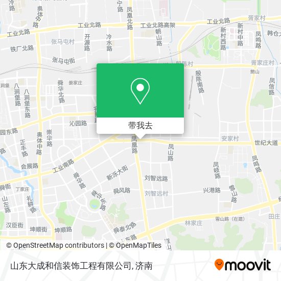 山东大成和信装饰工程有限公司地图