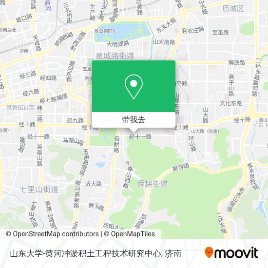 山东大学-黄河冲淤积土工程技术研究中心地图
