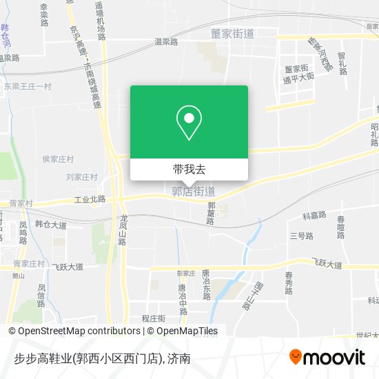 步步高鞋业(郭西小区西门店)地图