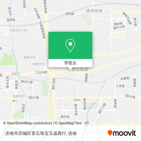 济南市历城区菩石珠宝玉器商行地图