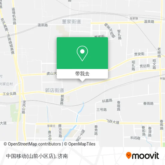 中国移动(山前小区店)地图