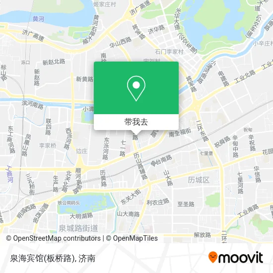 泉海宾馆(板桥路)地图