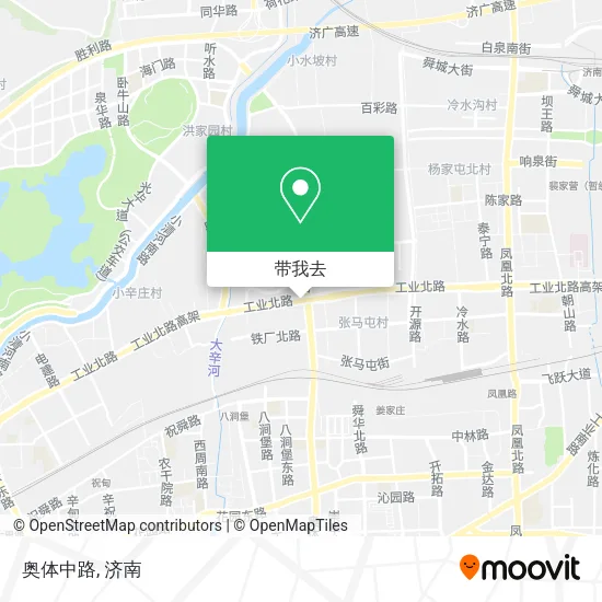 奥体中路地图