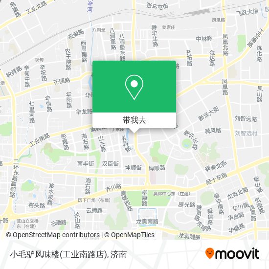 小毛驴风味楼(工业南路店)地图