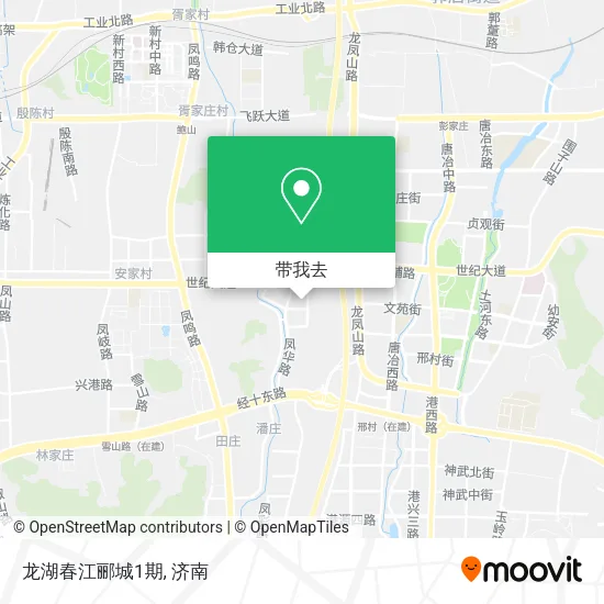 龙湖春江郦城1期地图
