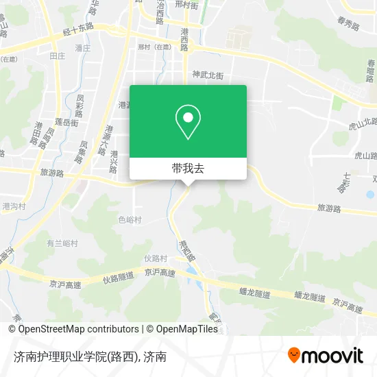 济南护理职业学院(路西)地图