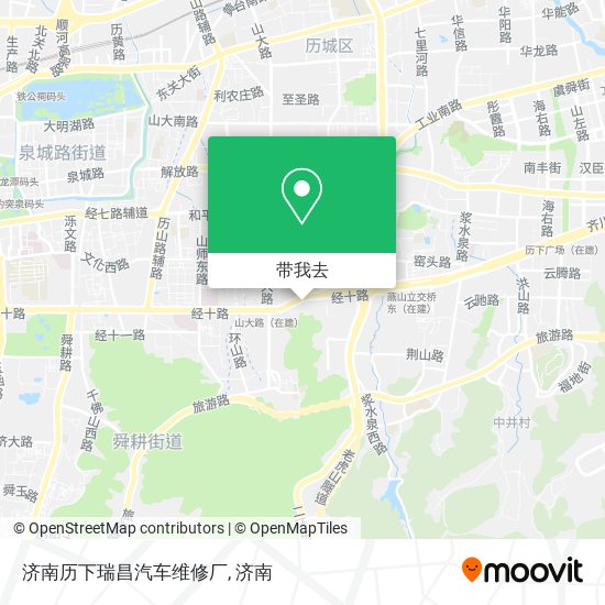 济南历下瑞昌汽车维修厂地图