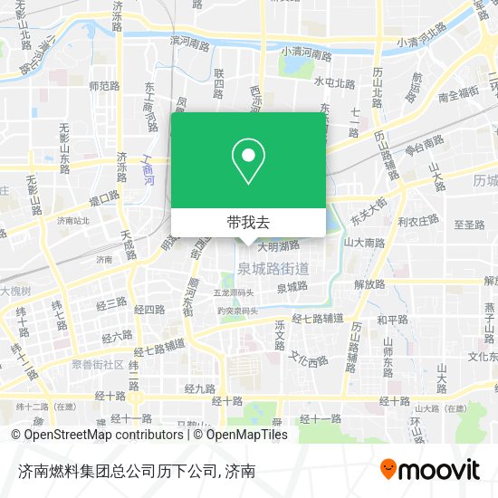 济南燃料集团总公司历下公司地图