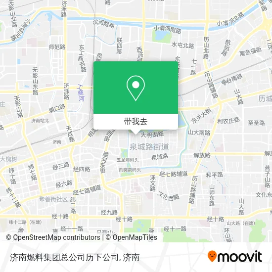 济南燃料集团总公司历下公司地图