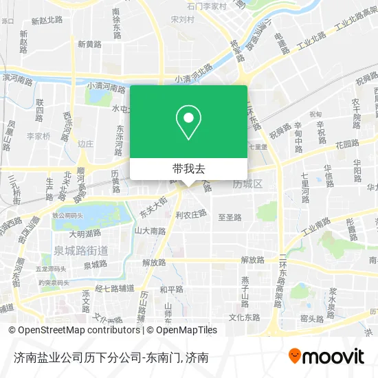 济南盐业公司历下分公司-东南门地图