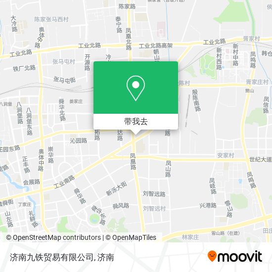 济南九铁贸易有限公司地图