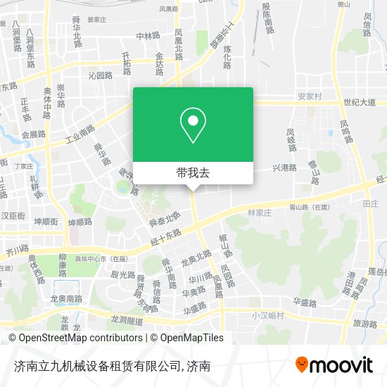 济南立九机械设备租赁有限公司地图