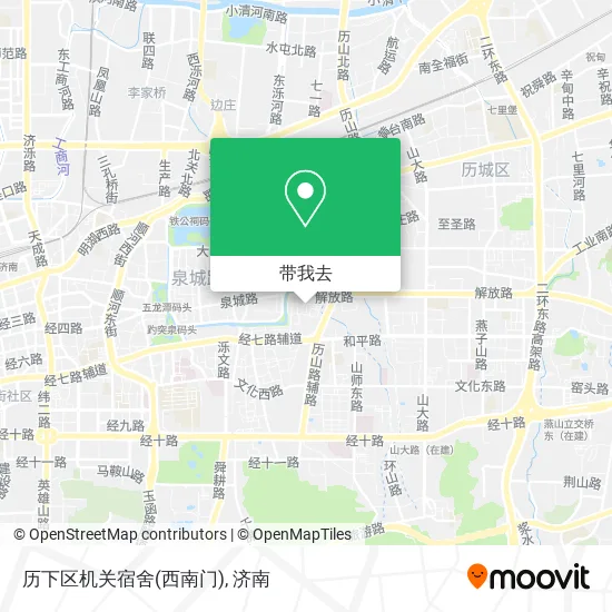 历下区机关宿舍(西南门)地图