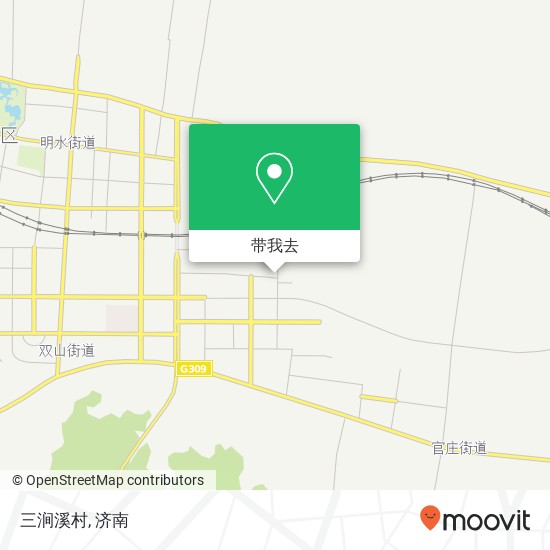 三涧溪村地图