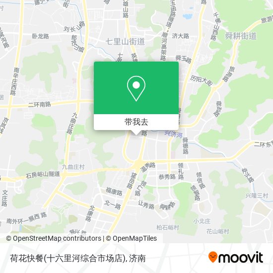 荷花快餐(十六里河综合市场店)地图