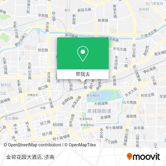 金荷花园大酒店地图