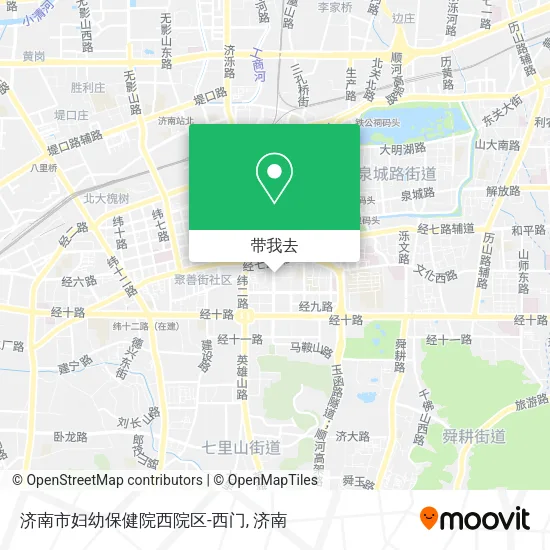 济南市妇幼保健院西院区-西门地图
