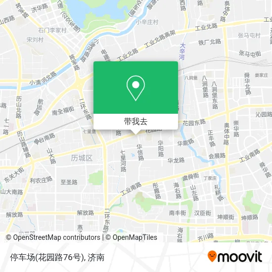 停车场(花园路76号)地图