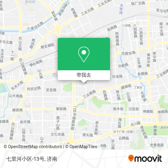七里河小区-13号地图