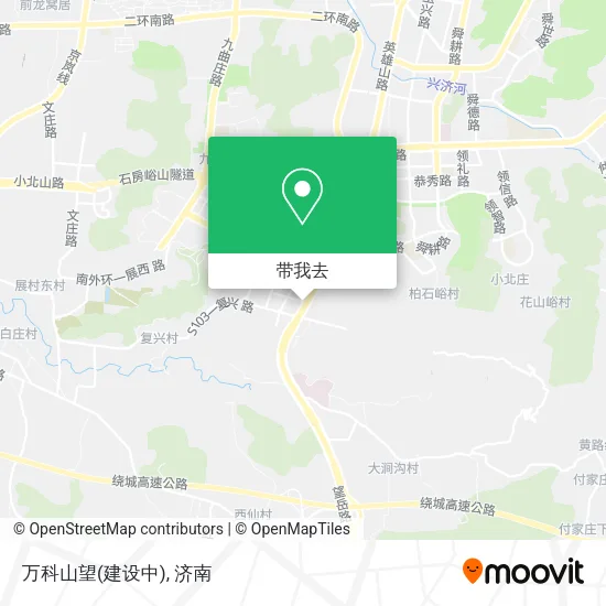 万科山望(建设中)地图