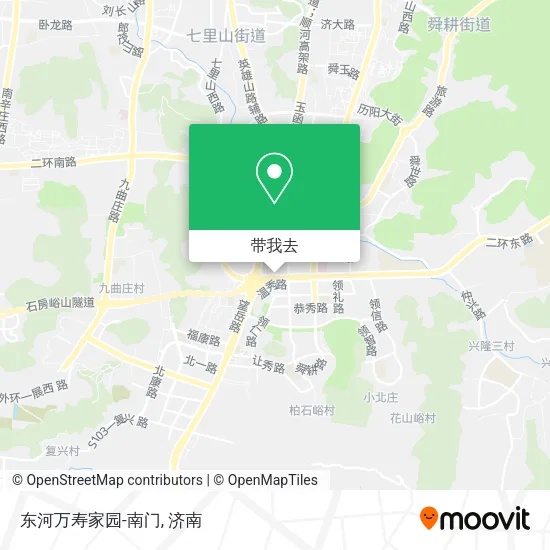 东河万寿家园-南门地图