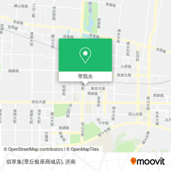 佰草集(章丘银座商城店)地图