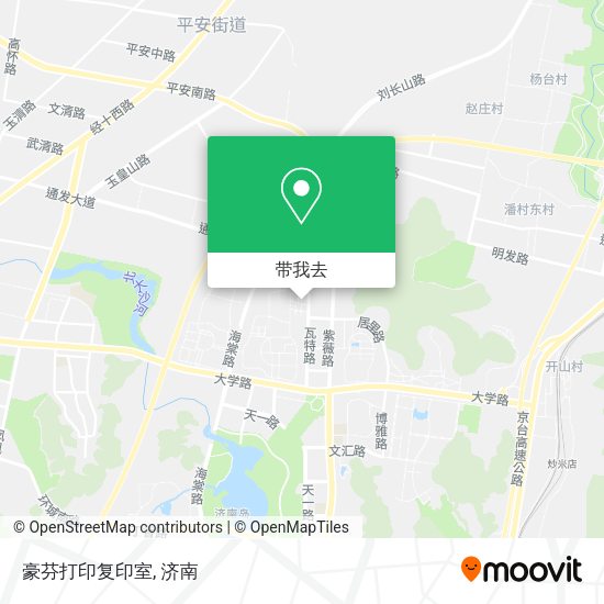 豪芬打印复印室地图