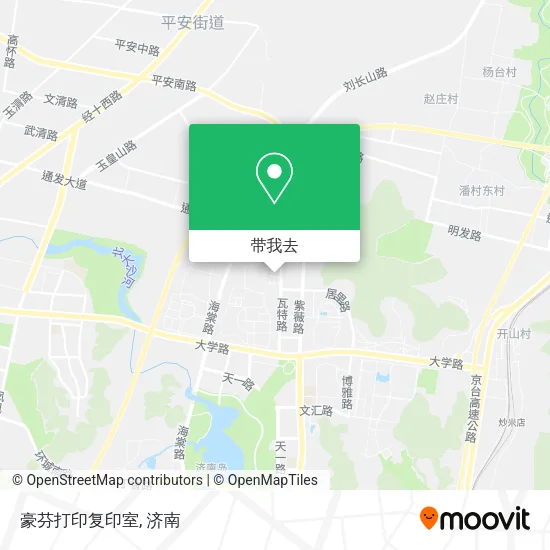豪芬打印复印室地图