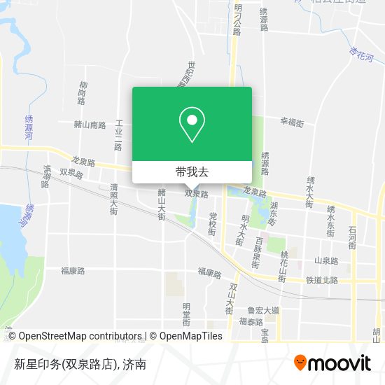 新星印务(双泉路店)地图