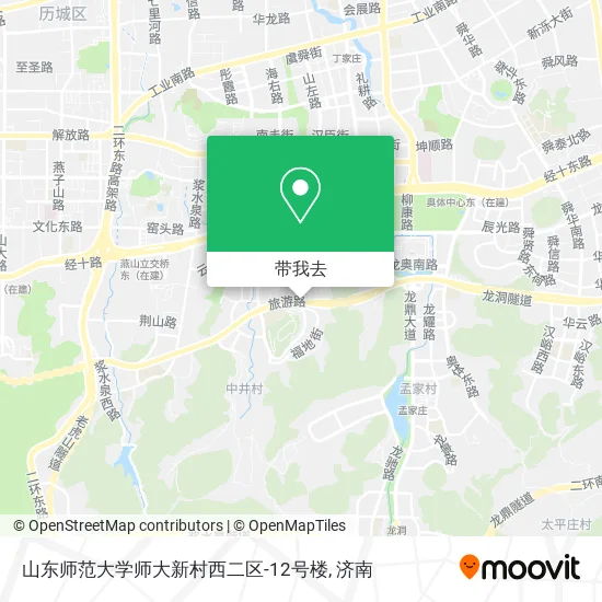 山东师范大学师大新村西二区-12号楼地图