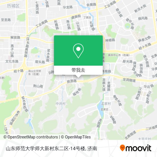 山东师范大学师大新村东二区-14号楼地图