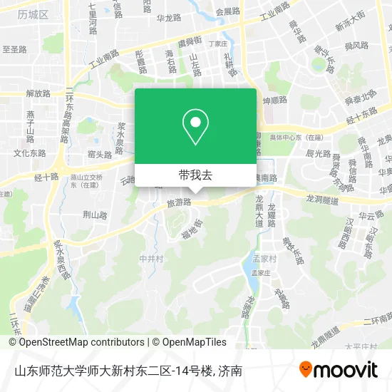山东师范大学师大新村东二区-14号楼地图
