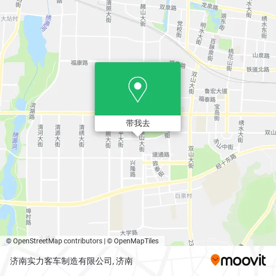 济南实力客车制造有限公司地图
