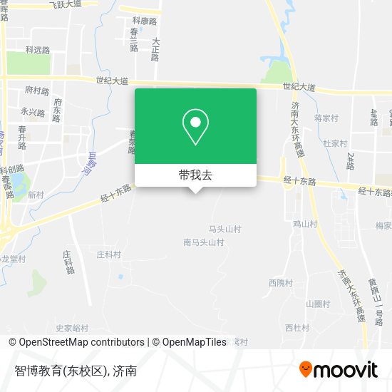 智博教育(东校区)地图