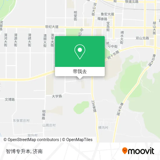 智博专升本地图