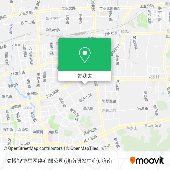 淄博智博星网络有限公司(济南研发中心)地图