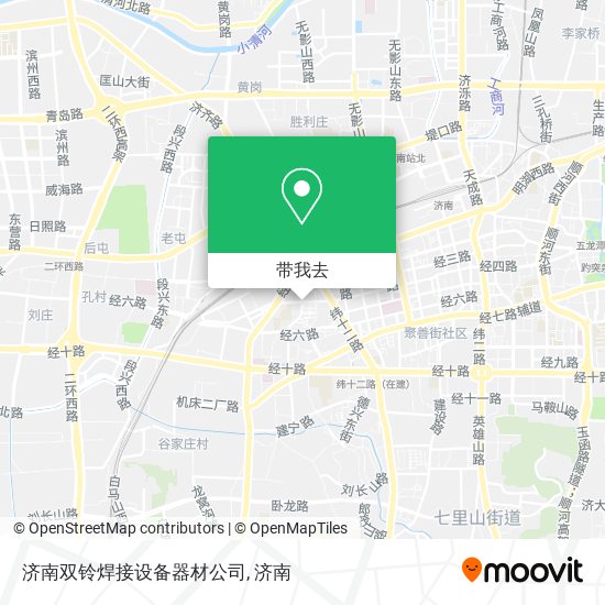 济南双铃焊接设备器材公司地图