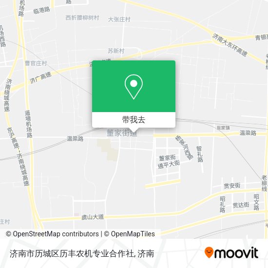 济南市历城区历丰农机专业合作社地图