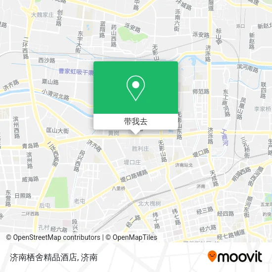 济南栖舍精品酒店地图