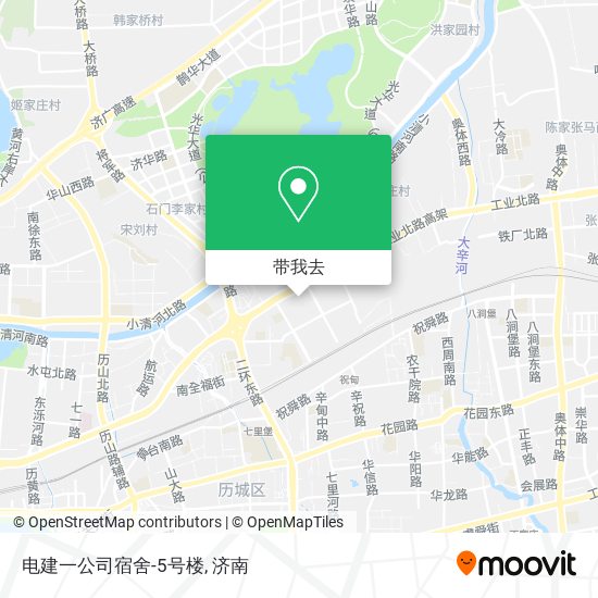 电建一公司宿舍-5号楼地图