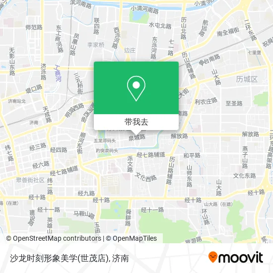 沙龙时刻形象美学(世茂店)地图
