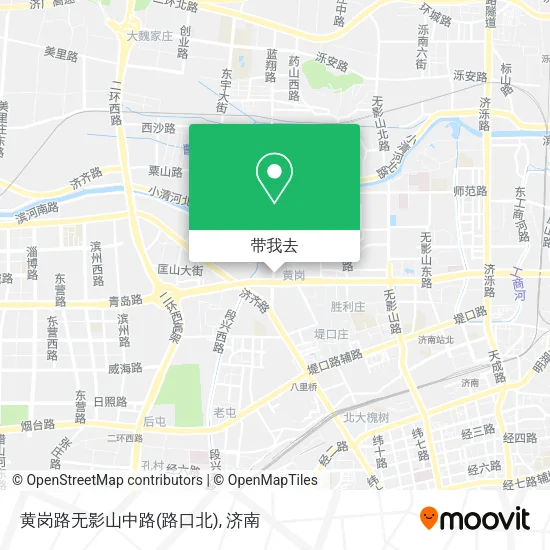 黄岗路无影山中路(路口北)地图