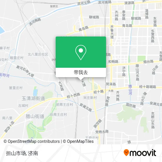 担山市场地图