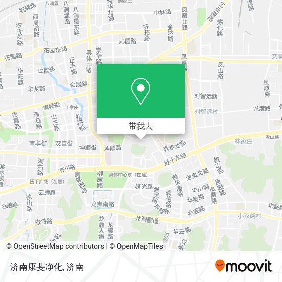 济南康斐净化地图