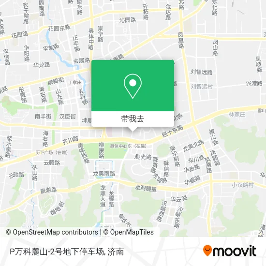 P万科麓山-2号地下停车场地图
