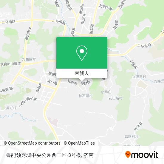 鲁能领秀城中央公园西三区-3号楼地图