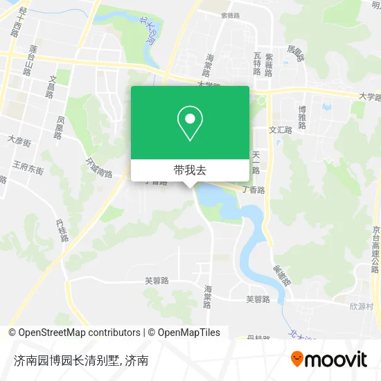 济南园博园长清别墅地图