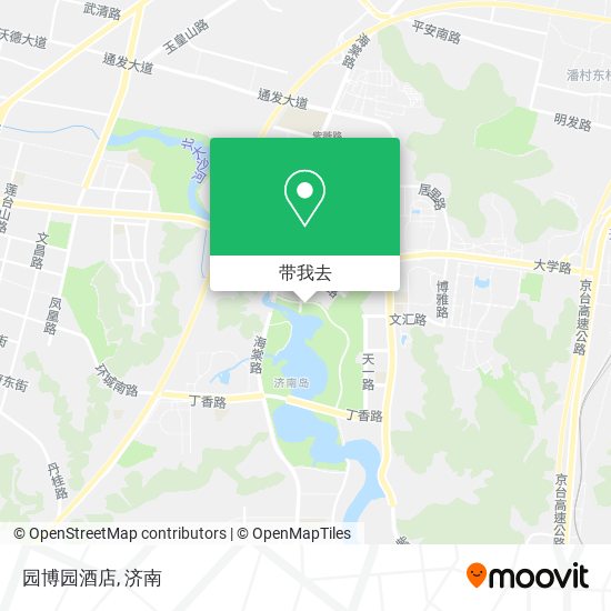 园博园酒店地图