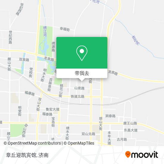 章丘迎凯宾馆地图