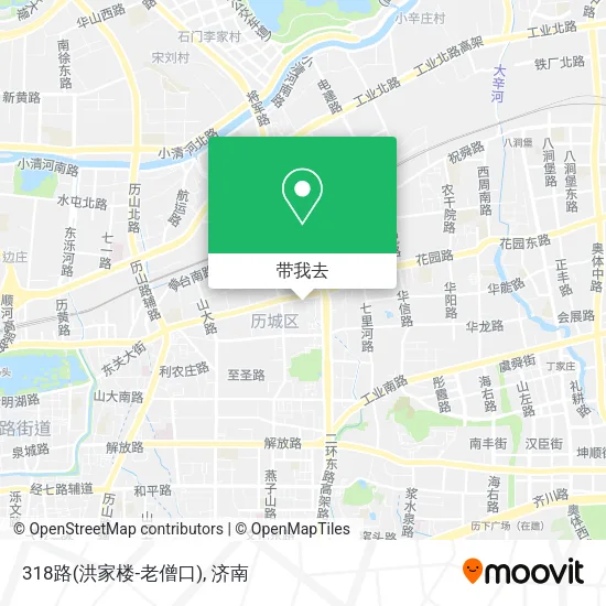 318路(洪家楼-老僧口)地图